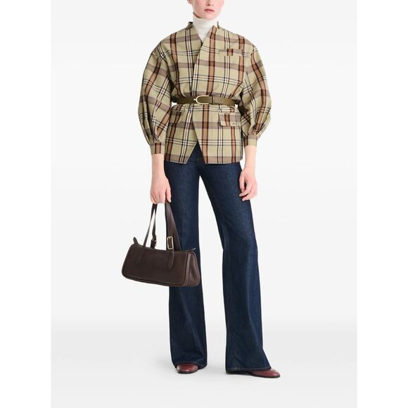 Longchamp Paris Brown Shoulder Bags Women - Picture 2 of 6